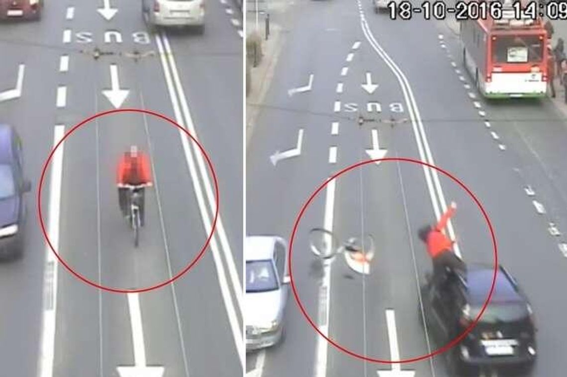 Fatalny wypadek na Lubartowskiej. Moment zderzenia nagrała kamera (wideo)