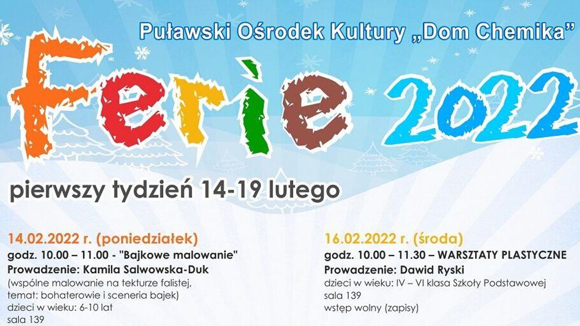 Ferie z Domem Chemika