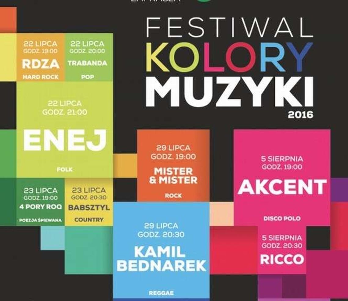 Festiwal Kolory Muzyki w Chełmie. Trzy weekendy z muzyką (program)