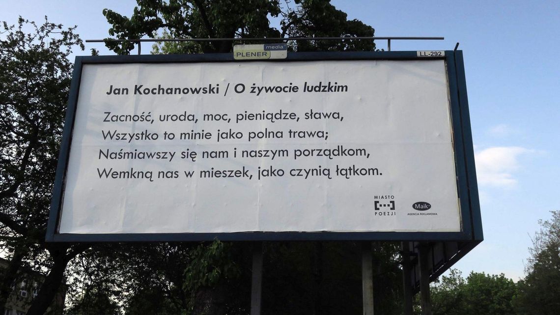 Festiwal Miasto Poezji 2019 w Lublinie. Wiersz co krok [program]