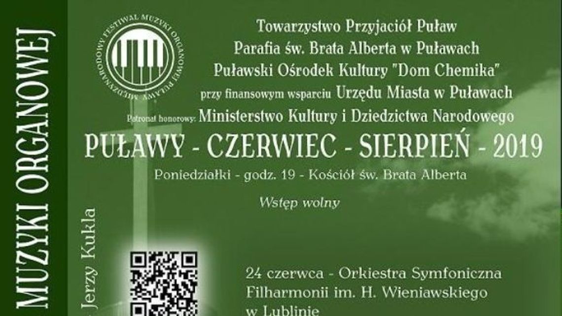 Festiwal Muzyki Organowej w Puławach: Urszula Ptaszyńska-Graham 