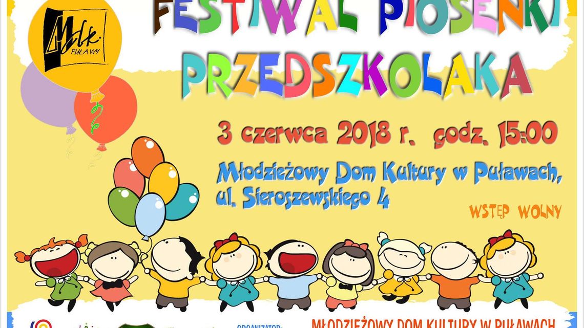 Festiwal Piosenki Przedszkolaka w Puławach