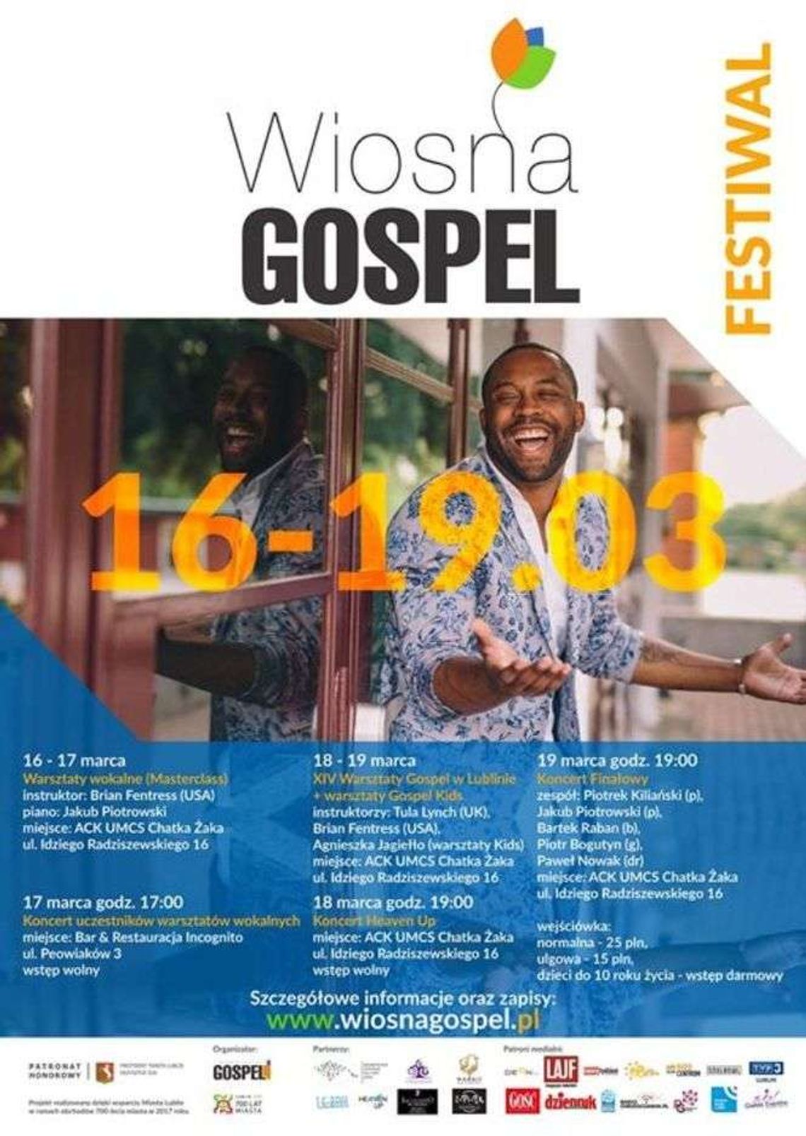 Festiwal Wiosna Gospel 2017. Program