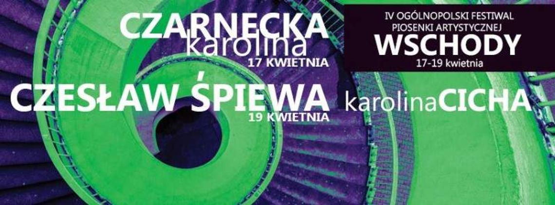 Festiwal Wschody 2015: Czesław Śpiewa i Karolina Czarnecka