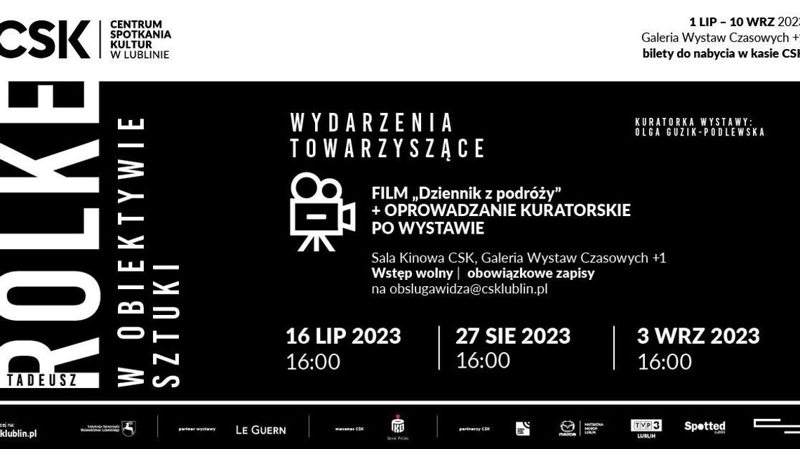 Film i oprowadzanie po wystawie Tadeusza Rolke