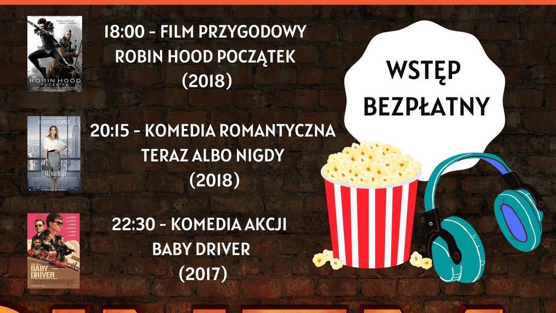 Filmowy koniec wakacji w Puławach. Trzy filmowe przeboje na słuchawkach Filmowy koniec wakacji w Puławach. Trzy filmowe przeboje na słuchawkach