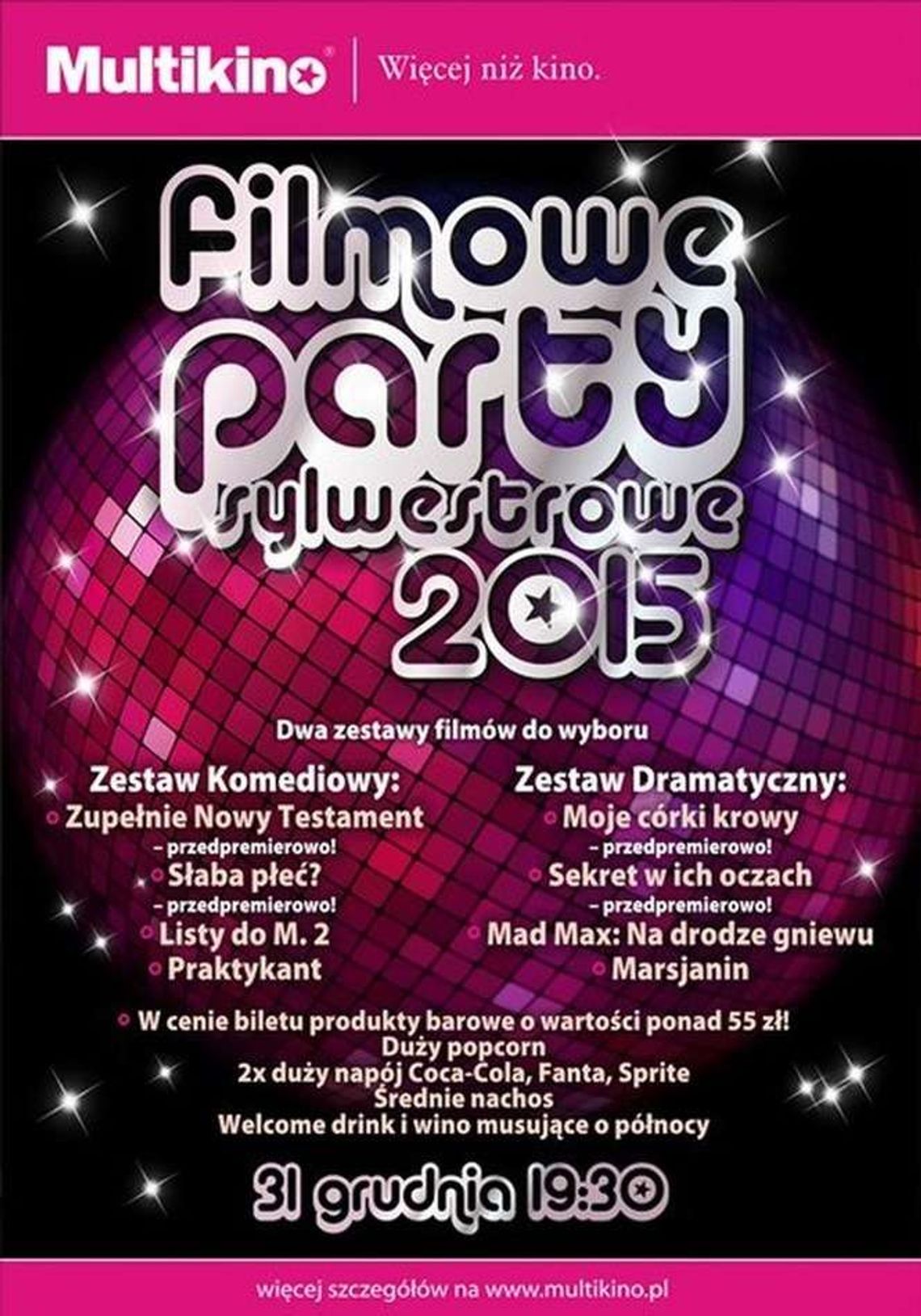 Filmowy Sylwester w Multikinie