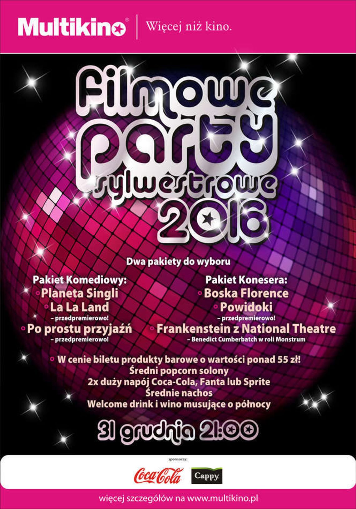 Filmowy Sylwester w Multikinie 