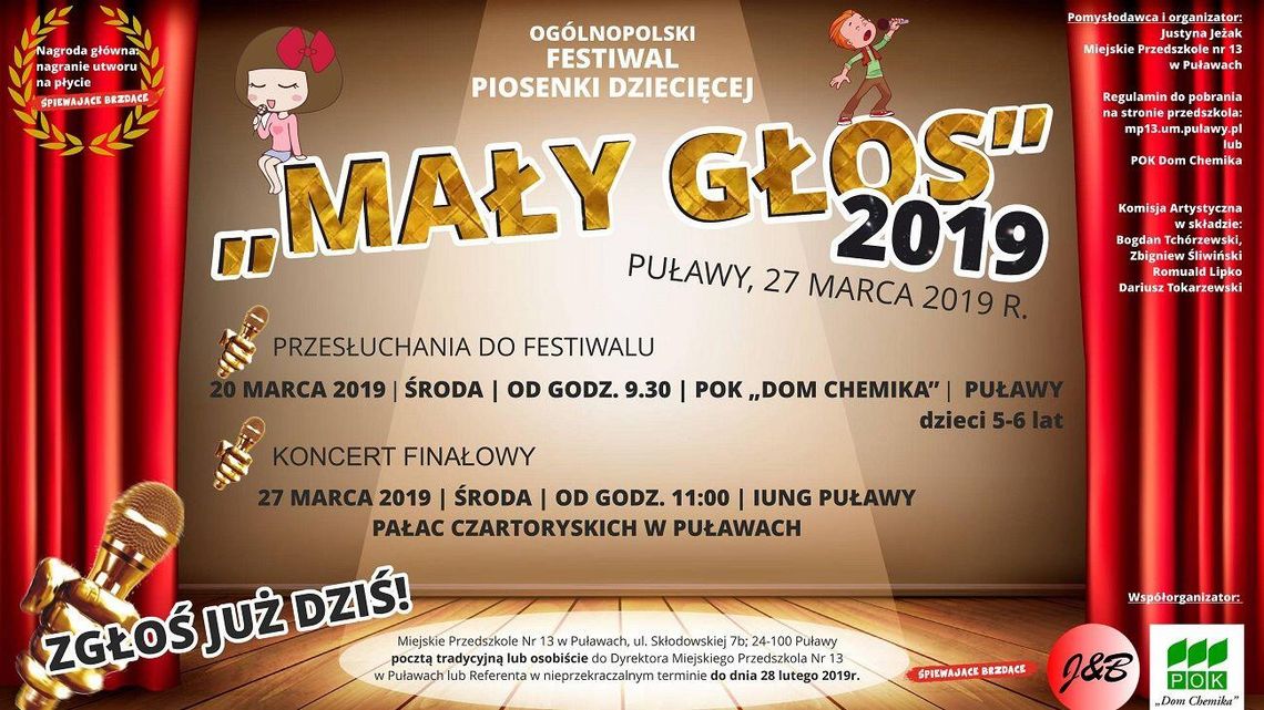 Finał Festiwalu "Mały Głos" w Puławach
