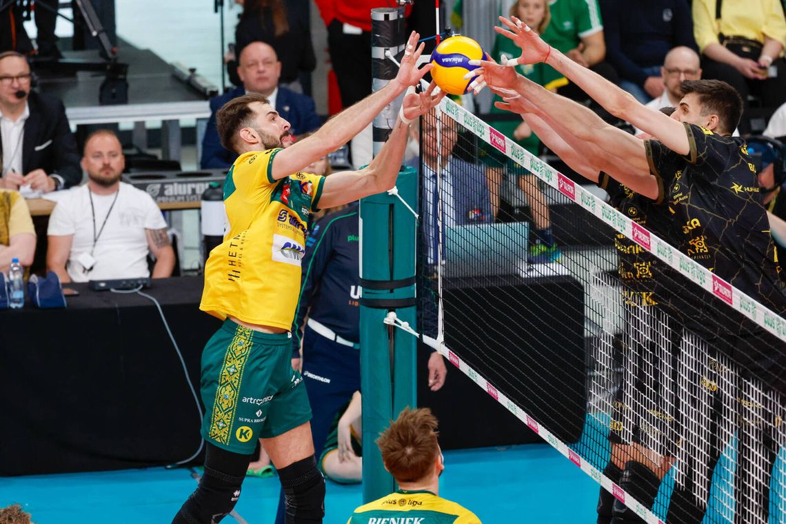 Bogdanka LUK Lublin pokonała Aluron CMC Wartę Zawiercie. Remis w finale PlusLigi