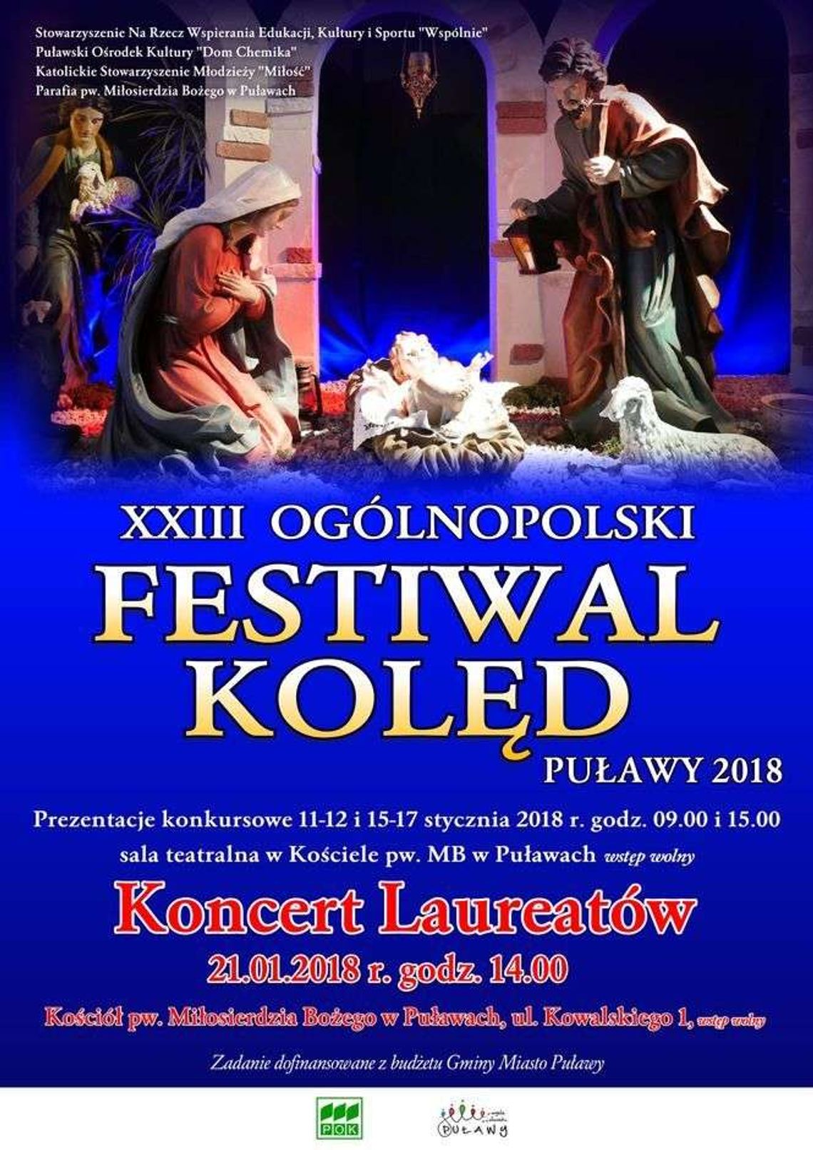 Finał XXIII Festiwalu Kolęd w Puławach
