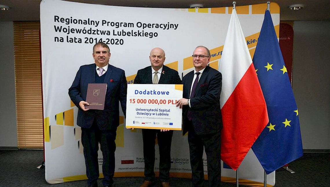 Finansowa kroplówka dla lubelskiego szpitala