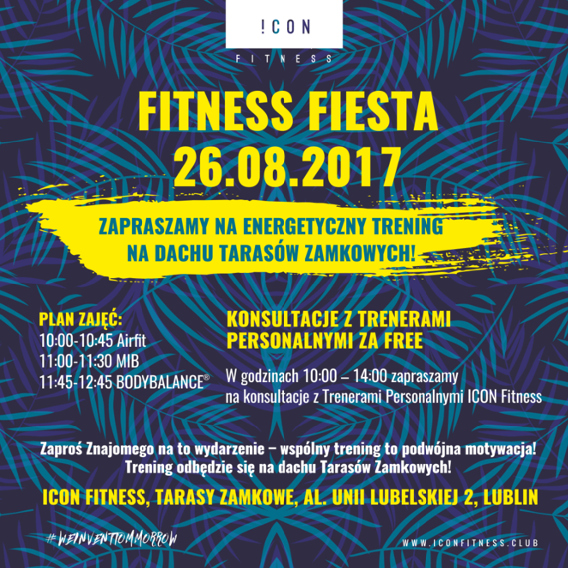 Fitness Fiesta na dachu Tarasów Zamkowych