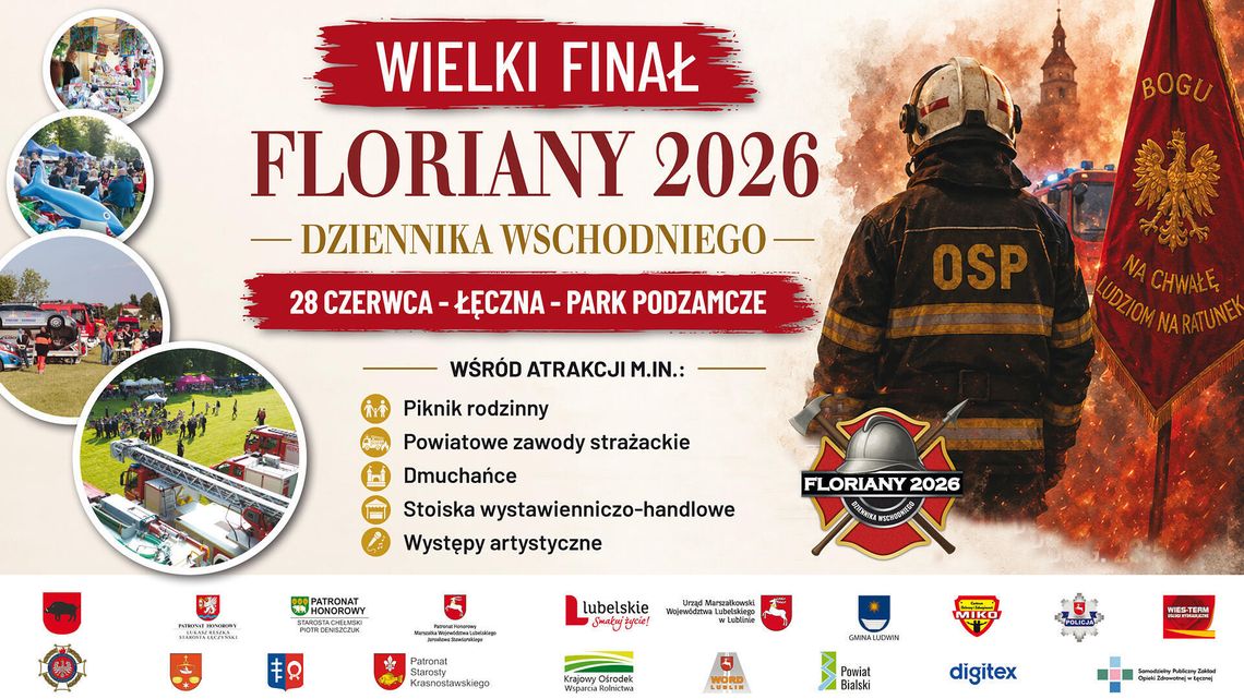 Floriany 2026 Dziennika Wschodniego. Poznaliśmy laureatów plebiscytu Grafika promująca finał plebiscytu Floriany 2026 Dziennika Wschodniego