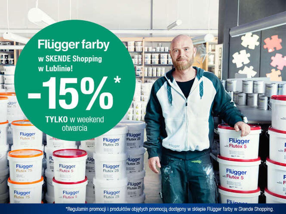 Flügger farby w SKENDE Shopping w Lublinie!