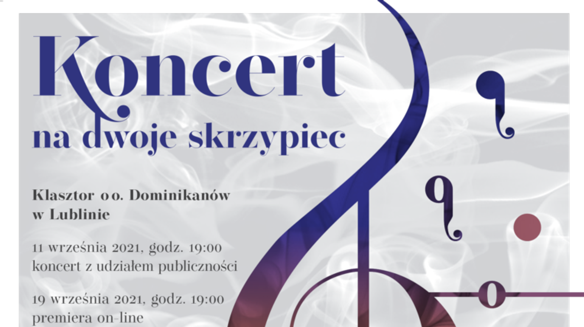 Fonie Lublina: Koncert na dwoje skrzypiec