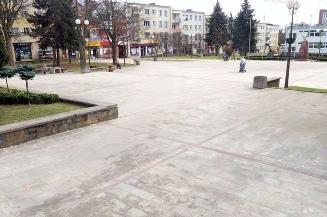 Fontanna, schody i monitoring. Tak ma się zmienić główny plac w mieście