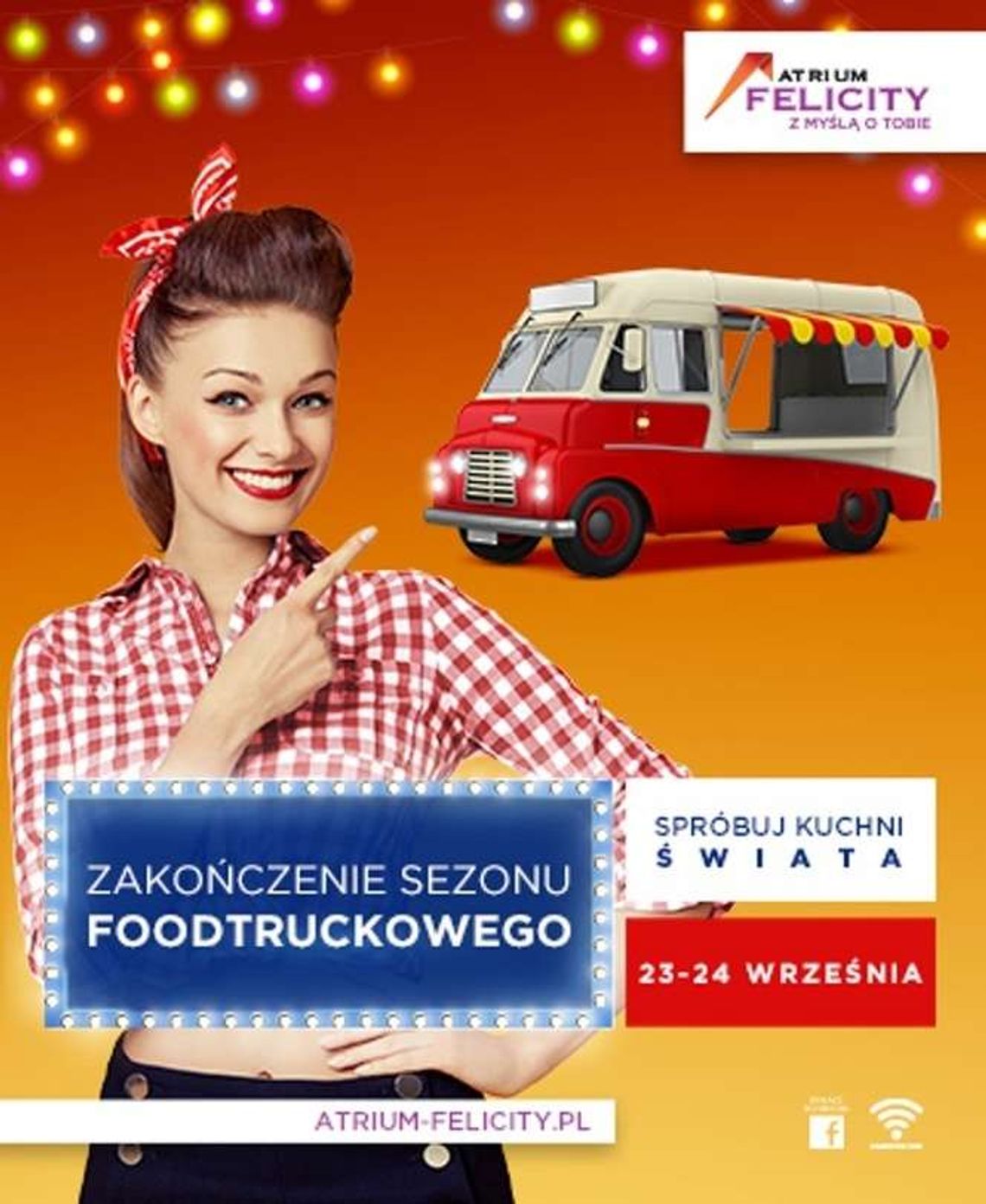 Food trucki na zakończenie lata w Atrium Felicity