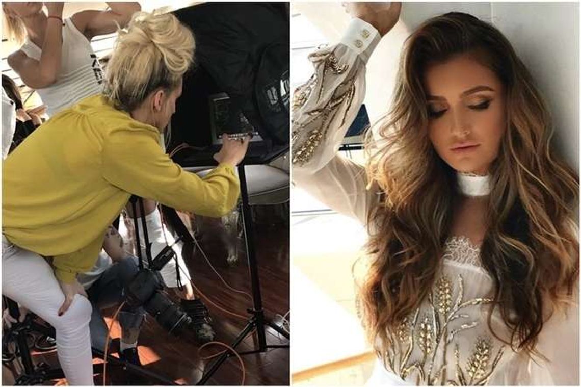 Fotografka z Lublina na sesji z Joanną Krupą i jej siostrą Martą Andretti