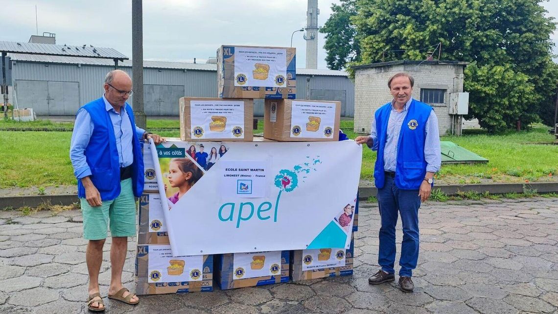 Francuzi solidarni z Ukrainą. Znowu byli w Zamościu