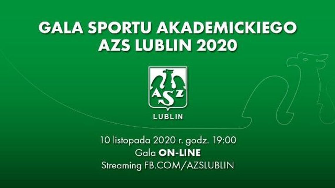Gala sportu Akademickiego AZS Lublin tym razem wirtualna