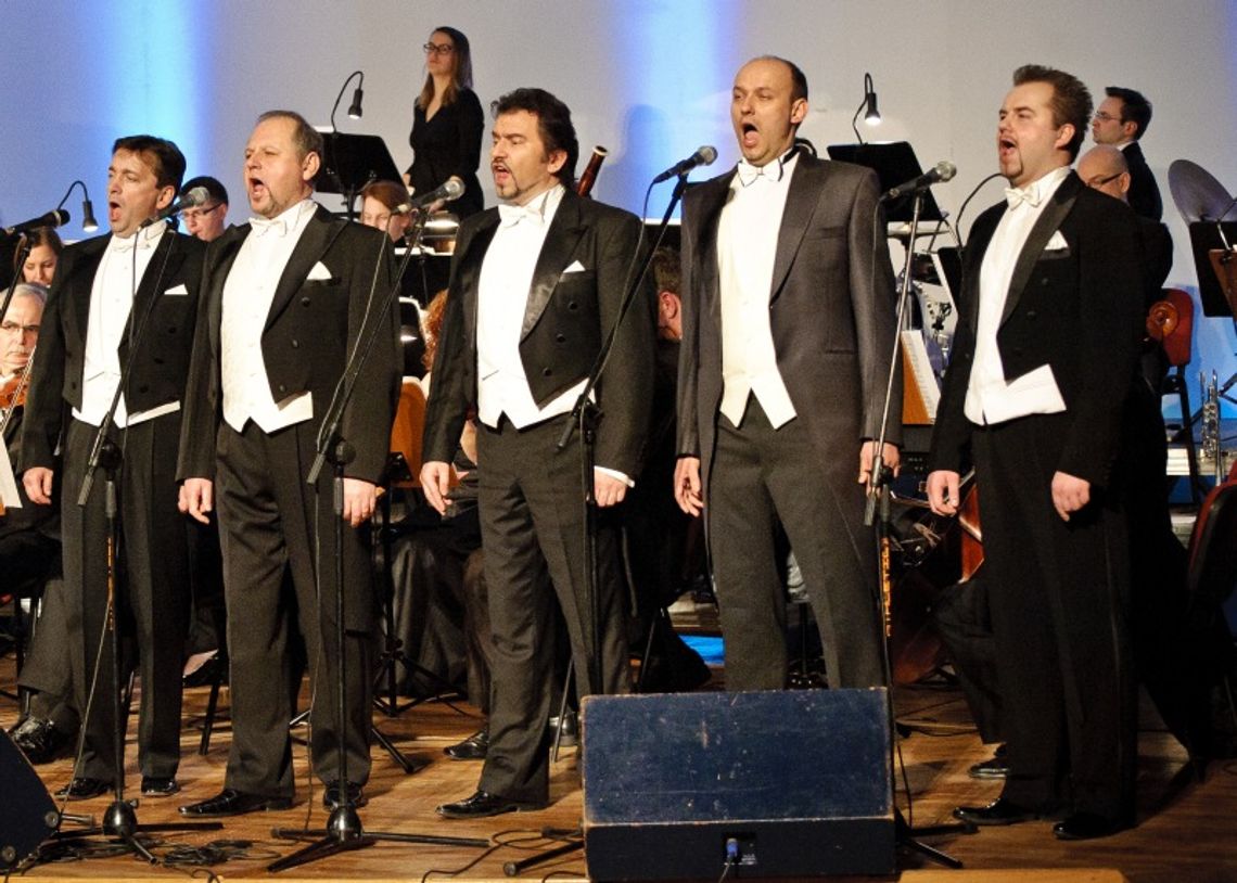 Gala w filharmonii. Zaśpiewa pięciu tenorów