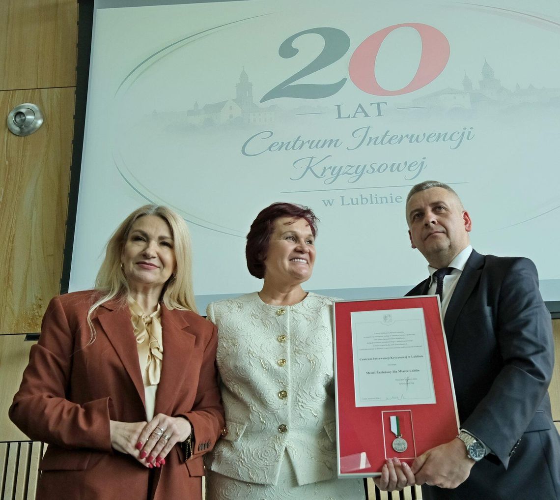 Gala z okazji 20-lecia działalności Centrum Interwencji Kryzysowej w Lublinie