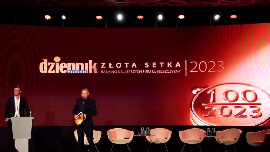 Gala "Złotej Setki" - największych firm Lubelszczyzny. Transmisja na żywo Gala "Złotej Setki" - największych firm Lubelszczyzny. Transmisja na żywo
