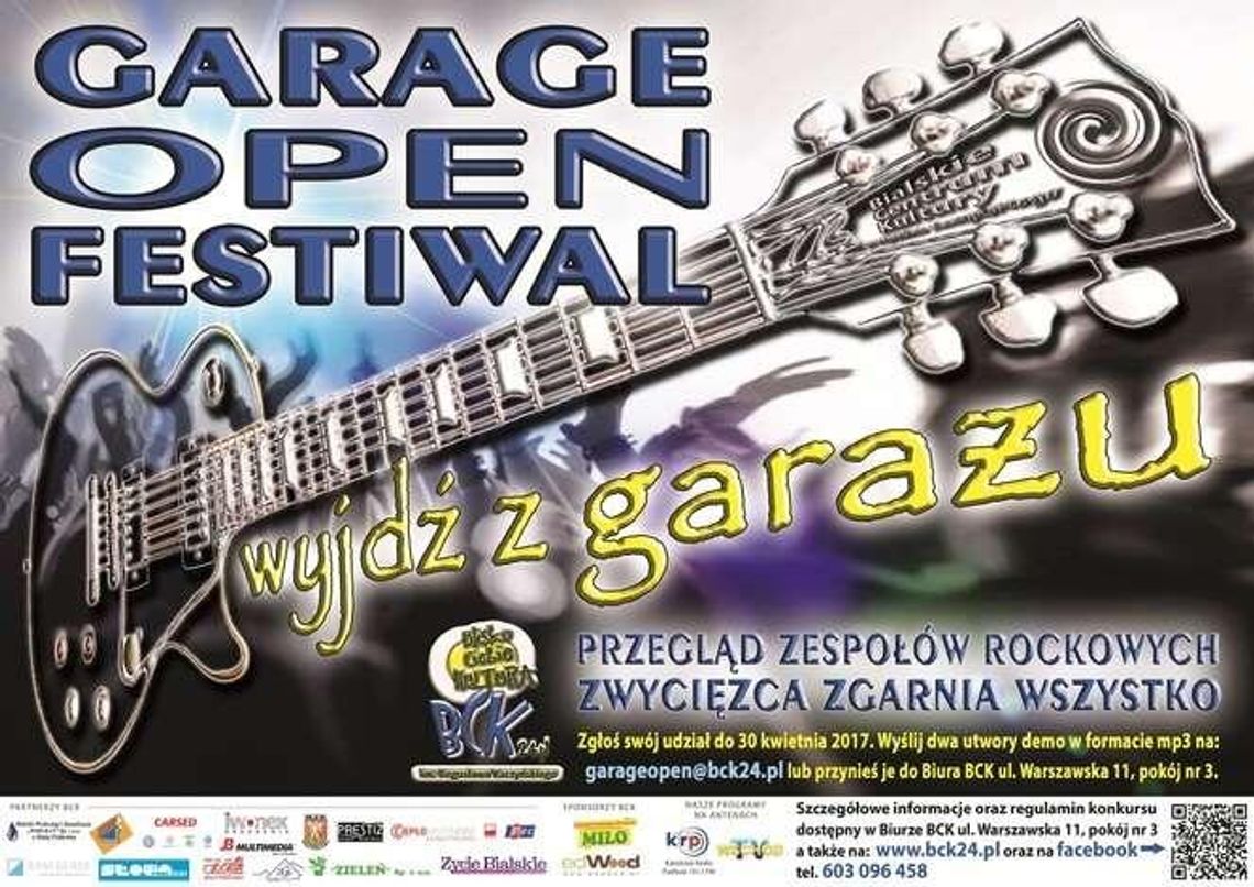 Garage Open Festival w Bialskim Centrum Kultury