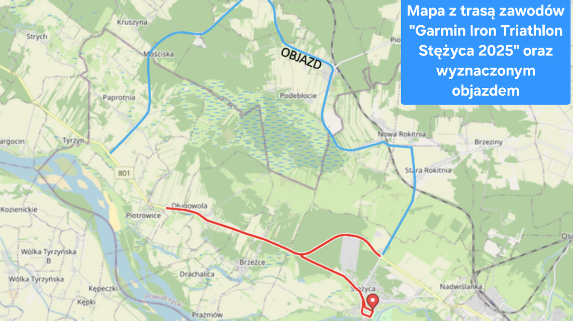 Garmin Triathlon Tour Stężyca 2025 - będą objazdy, bo biegną i pedałują Garmin Triathlon Tour Stężyca 2025 - będą objazdy, bo biegną i pedałują