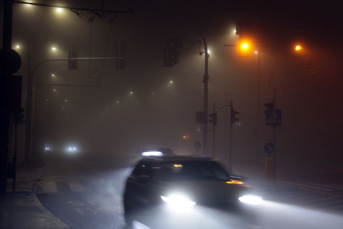 Gęste mgły w województwie lubelskim