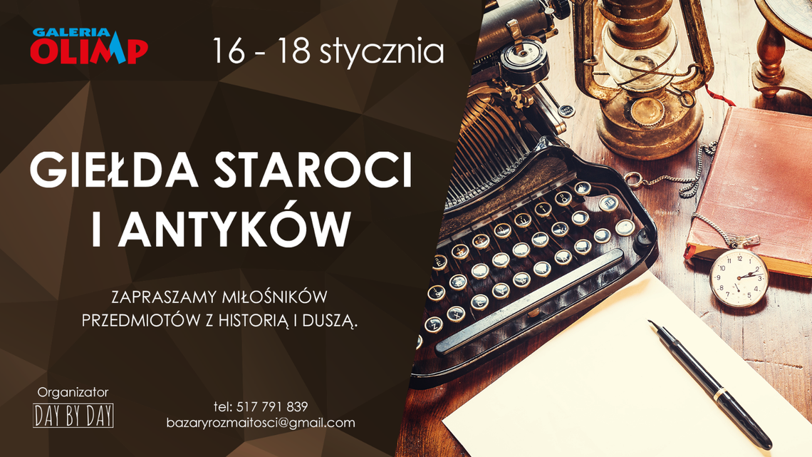 Giełda Staroci i Antyków w Galerii Olimp Giełda Staroci i Antyków w Galerii Olimp
