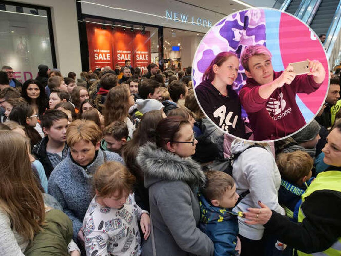 Gigantyczna kolejka w Tarasach Zamkowych. Przyjechał znany youtuber [wideo, zdjęcia]