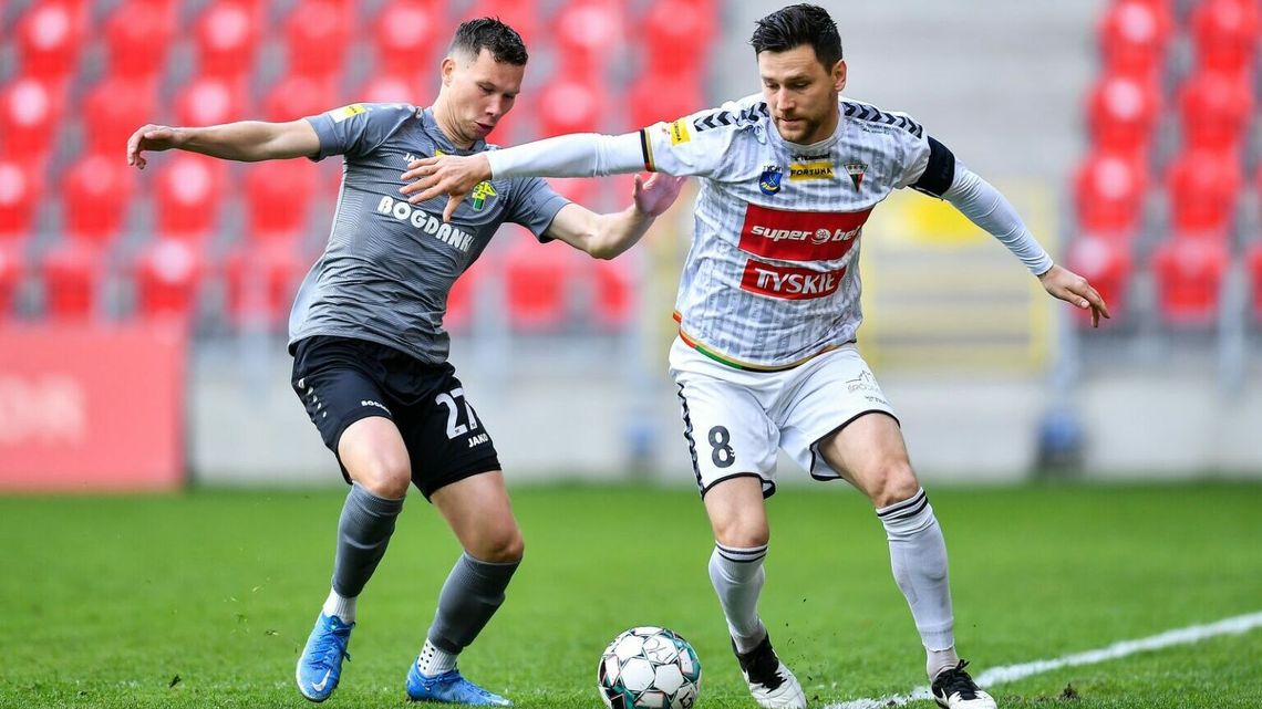 GKS Tychy - Górnik Łęczna 3:1. Piątek strzelał w piątek GKS Tychy - Górnik Łęczna 3:1. Piątek strzelał w piątek