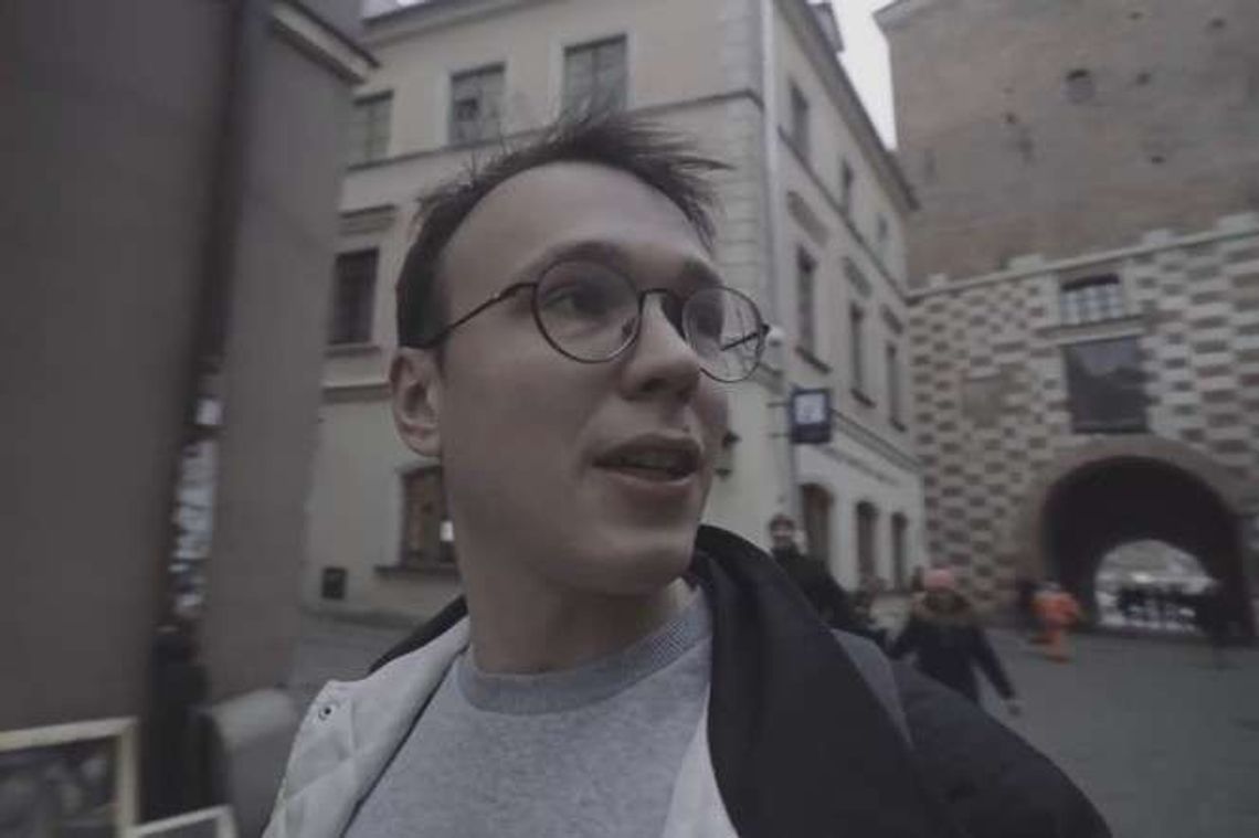 Gonciarz zwiedza Lublin. Ma ulubioną restaurację Gonciarz zwiedza Lublin. Ma ulubioną restaurację