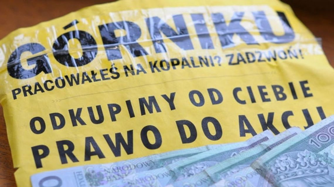 Górnicy stracili 1,7 mln zł na akcjach spółek górniczych. Podejrzany to biznesmen z Białej Podlaskiej 