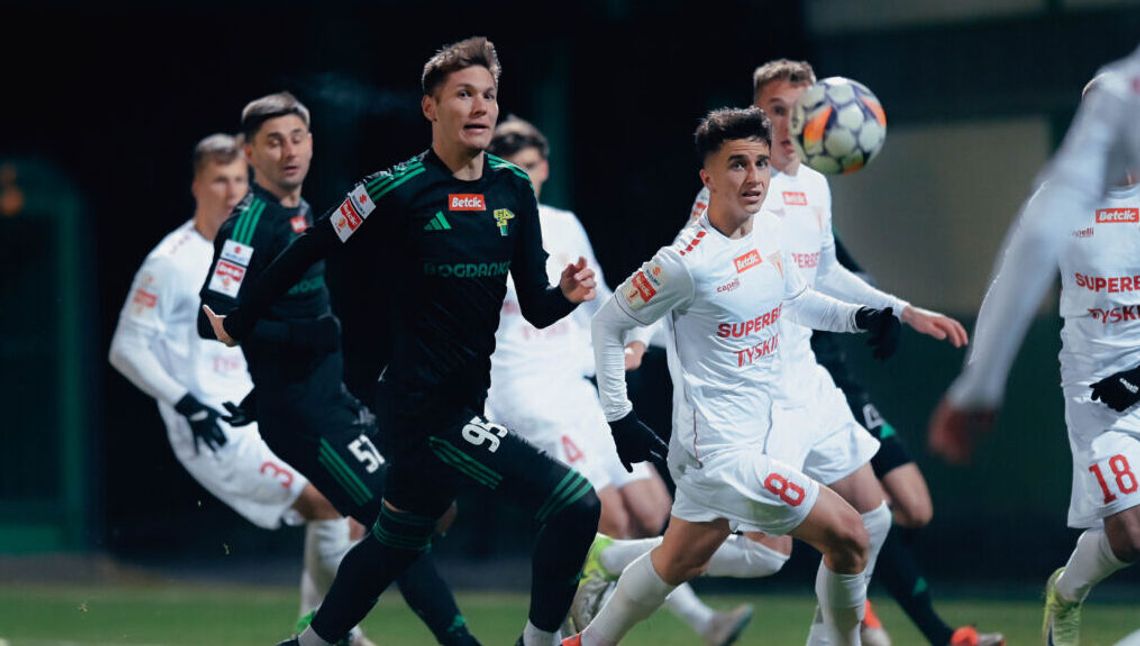 Górnik Łęczna dwa razy prowadził z GKS Tychy, ale kompletu punktów nie wywalczył