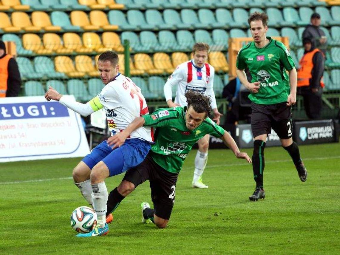 Górnik Łęczna – Podbeskidzie 0:0, czas oglądać się za plecy
