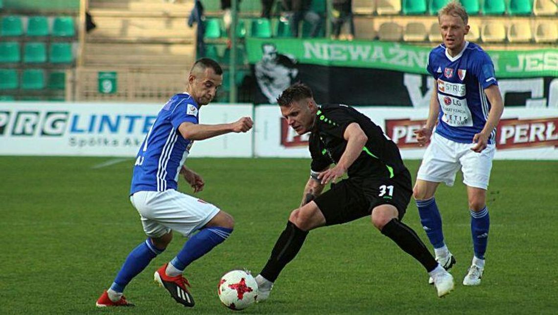 Górnik Łęczna - Pogoń Siedlce 1:2. Gole tylko z rzutów rożnych [zdjęcia]