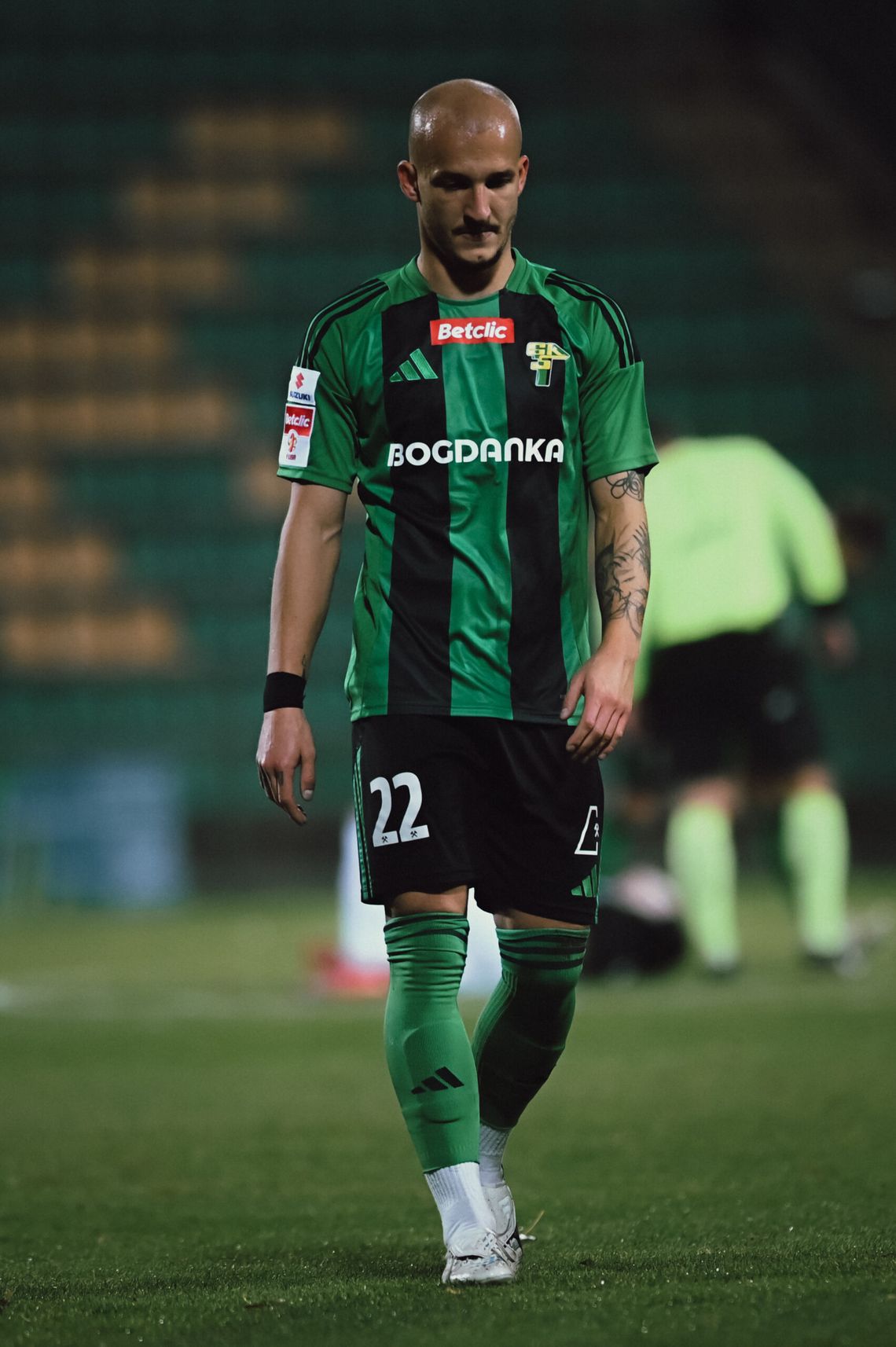 Górnik Łęczna przegrał dziewiąty mecz w tym sezonie i spadł na ostatnie miejsce w Betclic I Lidze