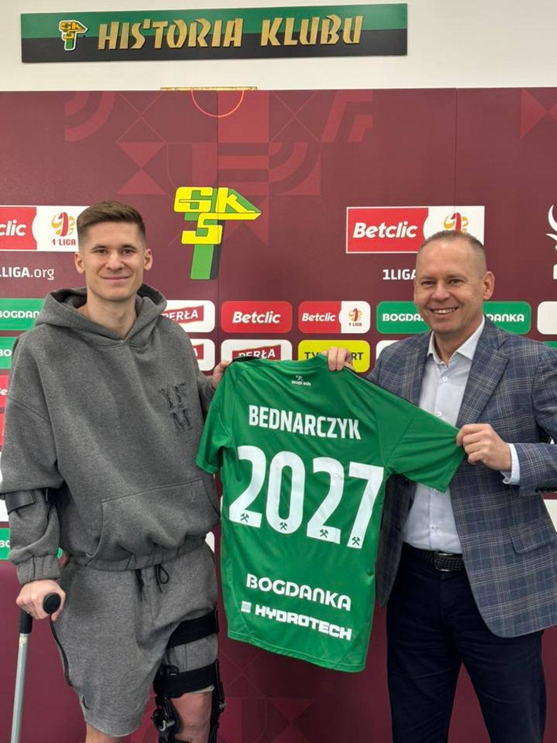 Górnik Łęczna wsparł swojego kontuzjowanego zawodnika i przedłużył z nim kontrakt