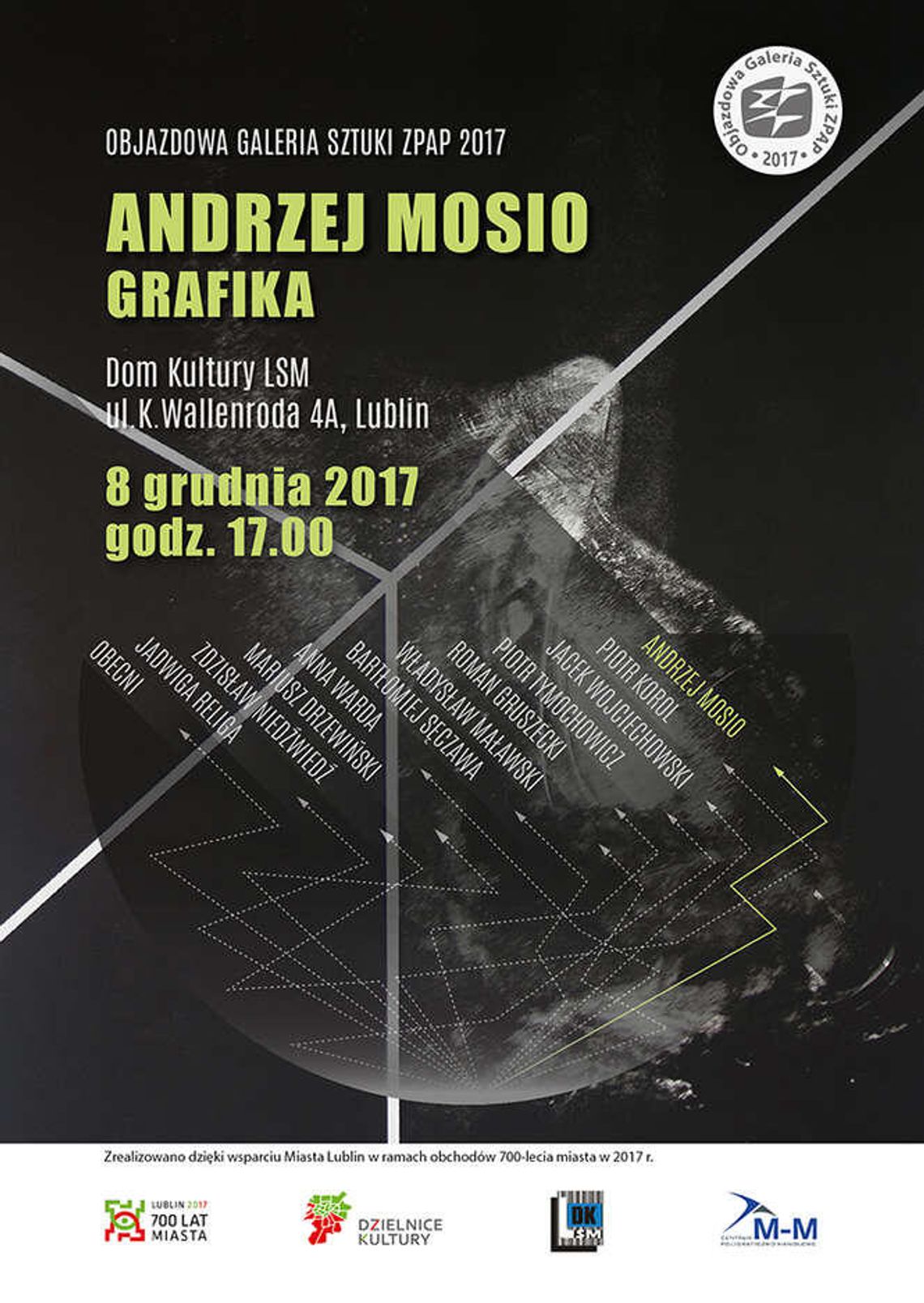 Grafiki Andrzeja Mosio w DK LSM