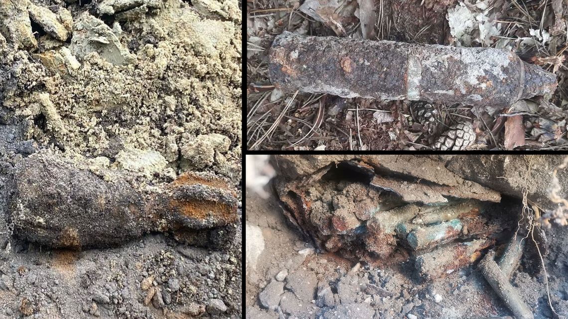 Granaty, pociski, amunicja. Ziemia wciąż kryje wojenne pozostałości Granaty, pociski, amunicja. Ziemia wciąż kryje wojenne pozostałości