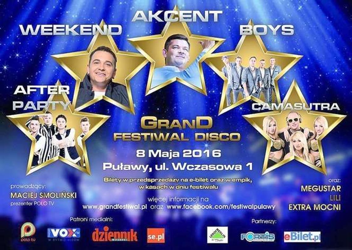 Grand Festiwal Disco w Puławach. Wielka impreza nad Wisłą