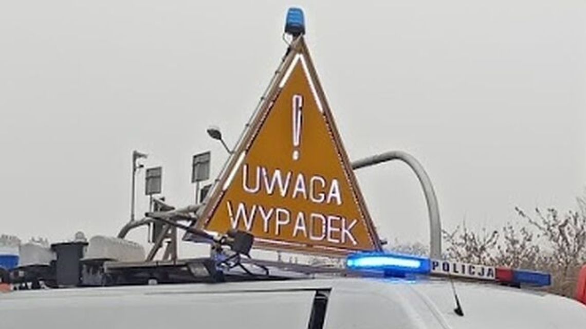Groźny wypadek w Łukowie. Zderzyły się trzy samochody