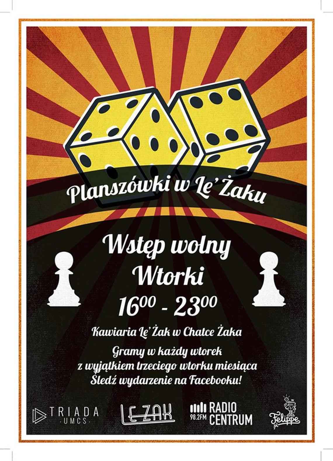 Grudzień w kawiarni Le'Żak: szachy, planszówki, potańcówki