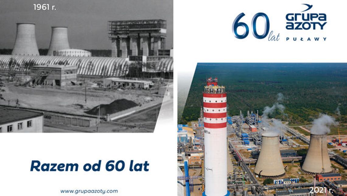 Grupa Azoty PUŁAWY ma 60 lat Grupa Azoty PUŁAWY ma 60 lat
