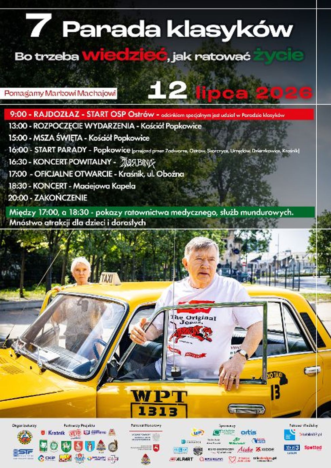 Gwiazdy serialu „Zmiennicy” przyjadą do Kraśnika. W niedzielę rusza 7. Parada Klasyków Gwiazdy serialu „Zmiennicy” przyjadą do Kraśnika. W niedzielę rusza 7. Parada Klasyków
