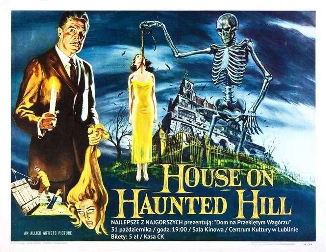 Halloween z kinem klasy B w Centrum Kultury