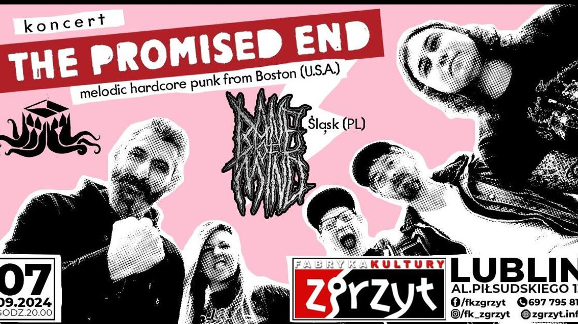 Hardcore rodem z USA. W Zgrzycie wystąpi The Promise End! Hardcore rodem z USA. W Zgrzycie wystąpi The Promise End!